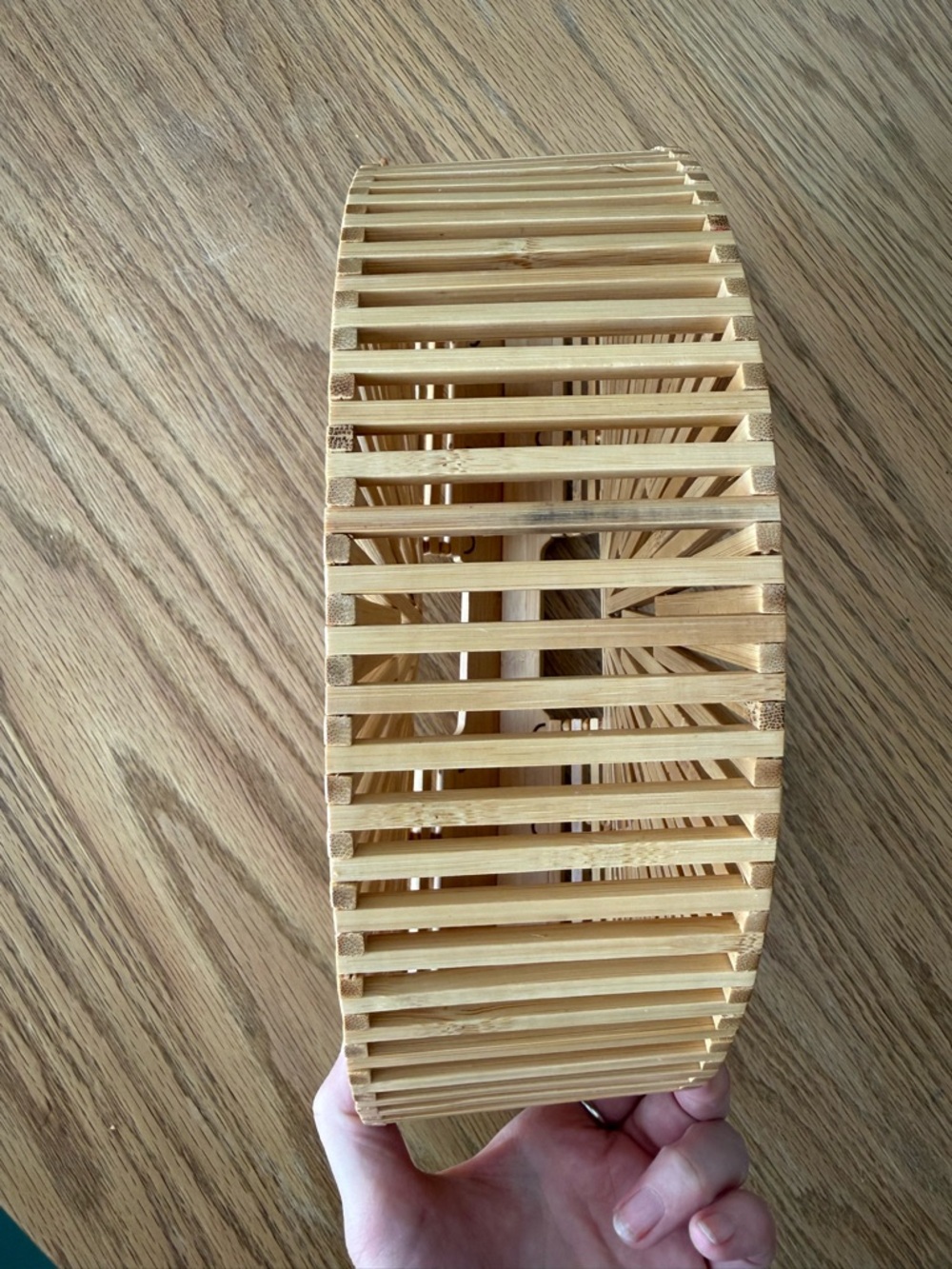 Bamboo Ark Bag Wooden Beach Purse Cult Gaia Inspired Summer Vacation Handbag - Picture 7 of 7